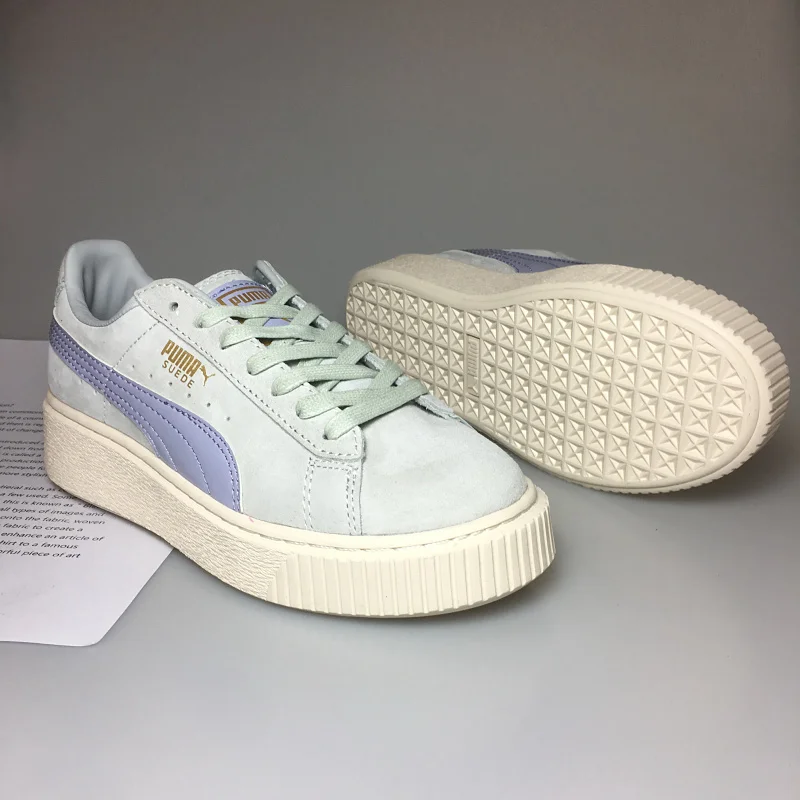 

2018 New arrive Puma by Rihanna Suede Creepers women's and men shoes Breathable Badminton Shoes Sneakers size 36-39
