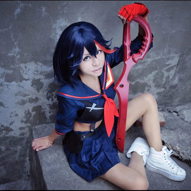 Аниме Kill LA Ryuko Matoi костюм для косплея школьная форма девочек на Хэллоуин заказ