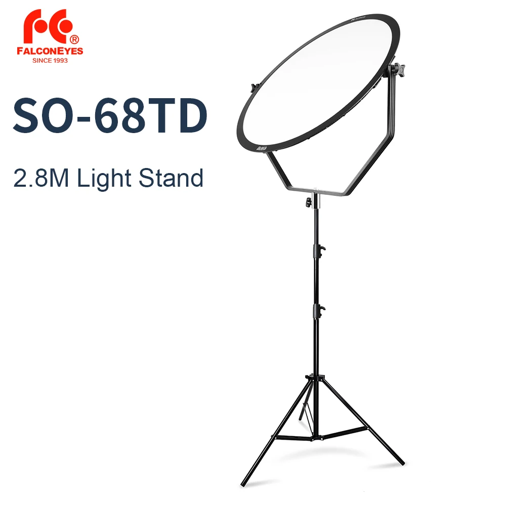 Falcon Eyes SO-68TD 68W светодиодный Panel Dimmable High CRI95 3000-5600K светильник ing Studio непресветильник