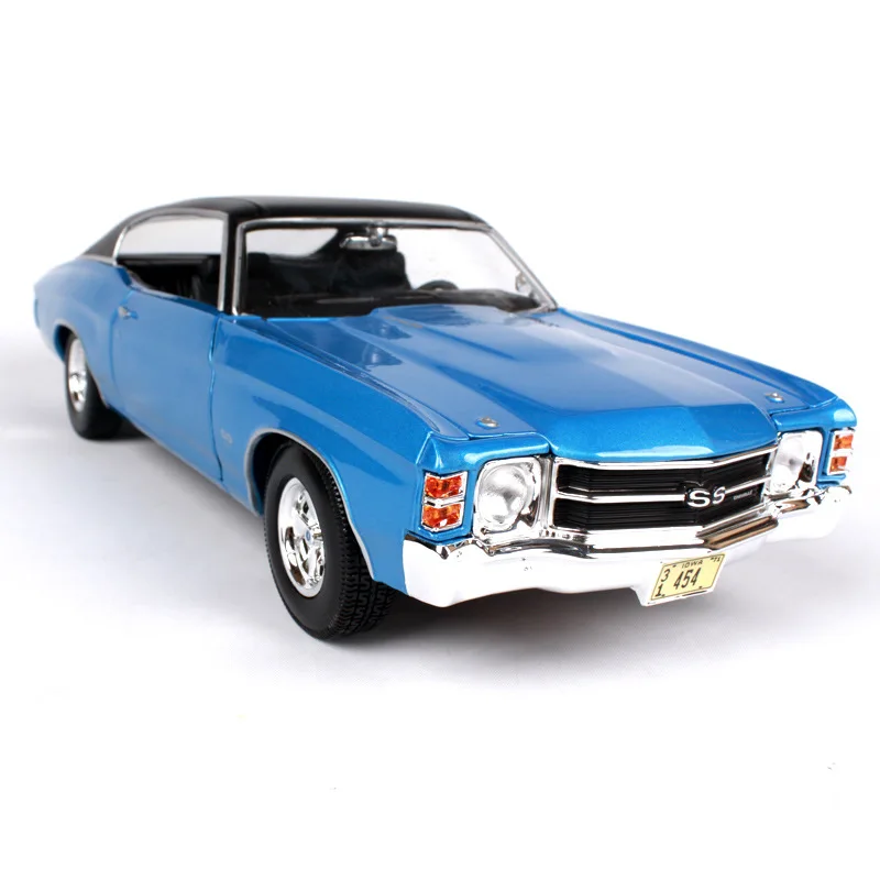 Модель автомобиля Maisto 1:18 1971 Chevrolet Corvette SS 454 SPORT из сплава в стиле ретро