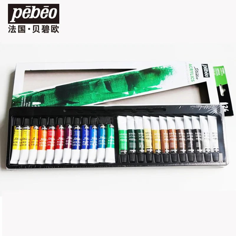 Pebeo 18 цветов 12 мл акриловый набор для рисования DIY ткань пигмент товары