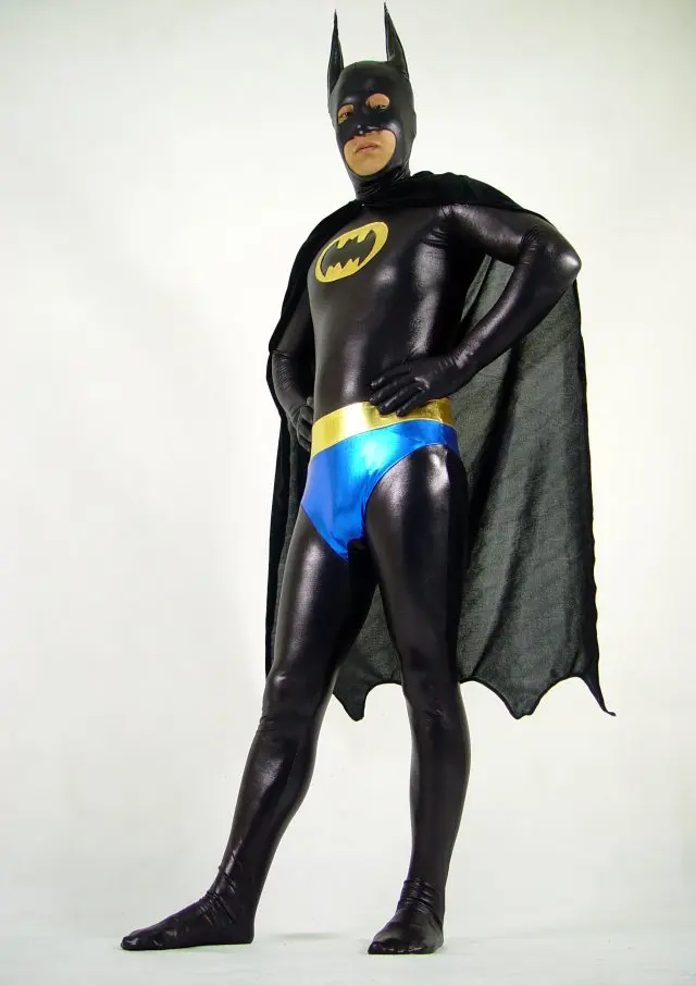 Черные туфли Высокого Качества Бэтмен костюмы на Хэллоуин для взрослых детей мужские/женские лайкра спандекс Zentai супергероя Косплэй костюм 7 цветов - Цвет: 4