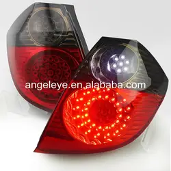 Для Honda для Fit Jazz Хэтчбек светодиодные задние фонари заднего света 2009-2012 год красные, черные JY