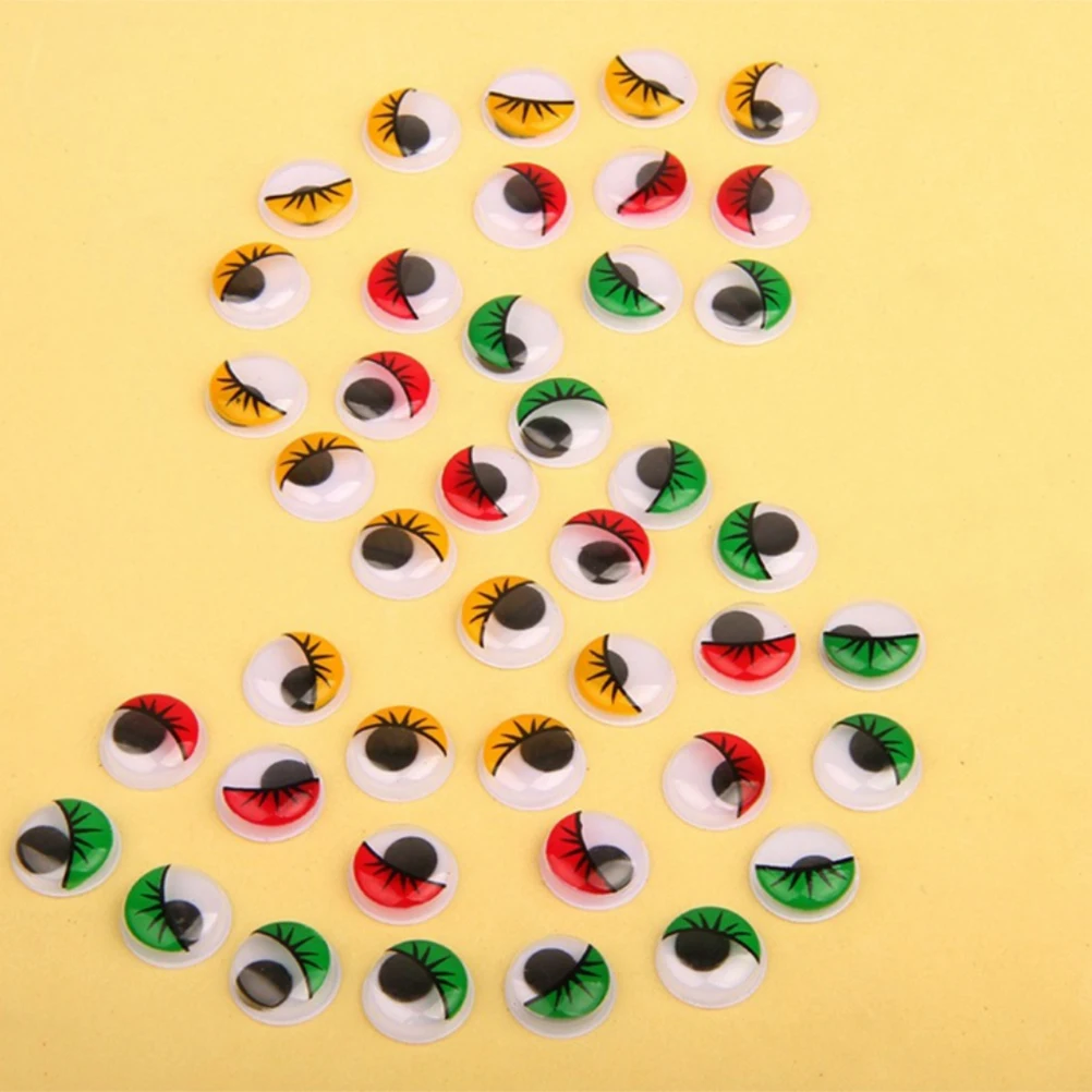 

20Pcs 20MM Glass Dolls Eye DIY Craft Eyes for Toy Dinosaur Animal Eye Time Gem Accessories No Self-adhesive