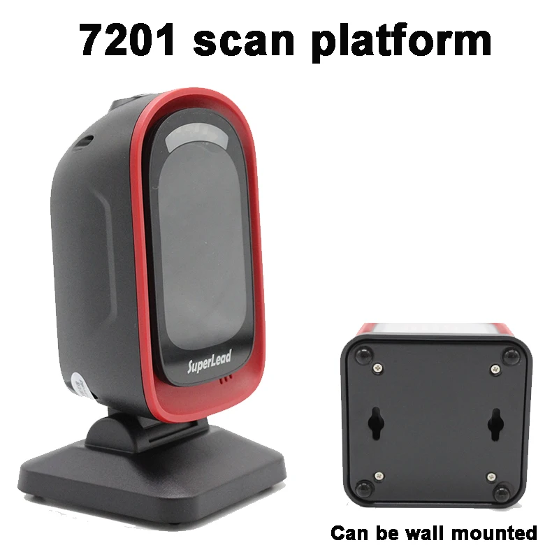 Goede Omni Directionele 1D 2D Scanner Ticketing QR Code Scanner Barcode Reader Desktop Auto Sense 2d DM Data matrix barcode scanner