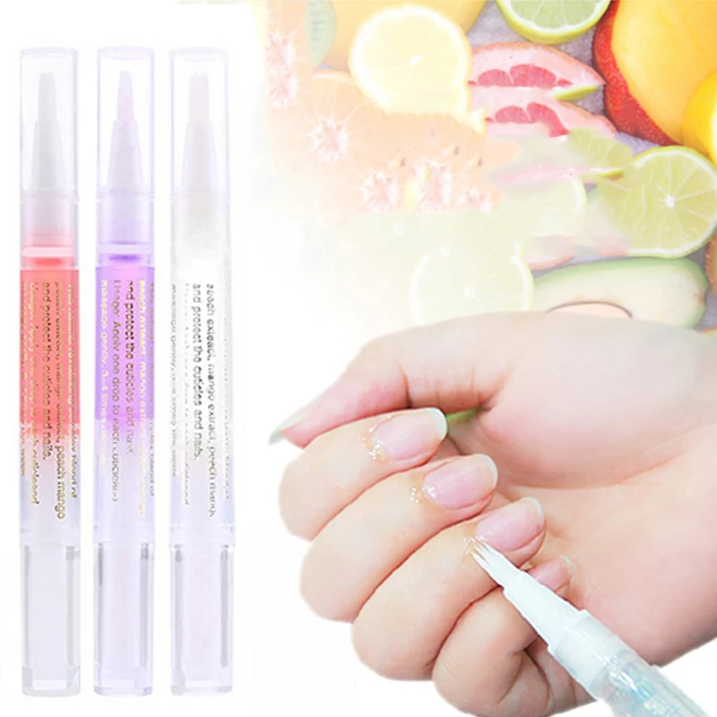 15color Natural Oil Nail Pen Fruit Horny Oil Pen Revitalizer Softener Pen Nourishing Repair Nail Skin Care Products TSLM2