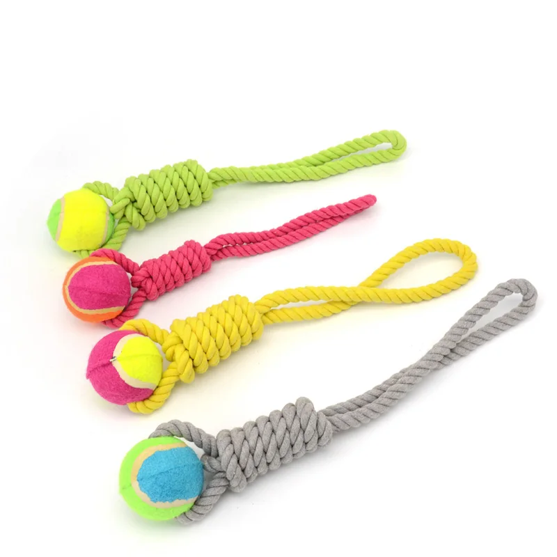 Buy Toys Of Dogs Tennis and Cotton Rope Ball Dog Toy Chewy Toys For Dogs 4 Buy Toys Of Dogs Tennis and Cotton Rope Ball Dog Toy Chewy Toys For Dogs 4