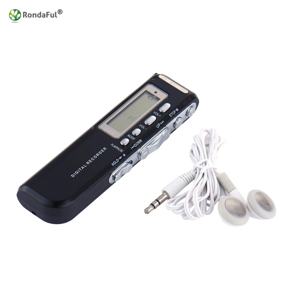 Rechargeable 8GB Dictaphones 650Hr Digital Audio/Sound/Voice Recorder