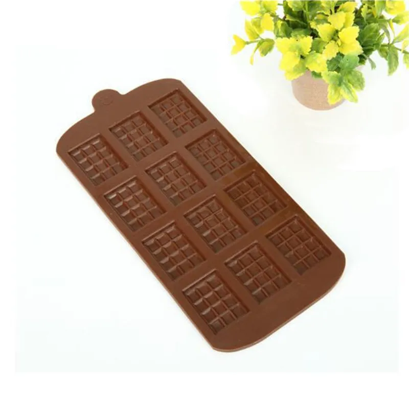 

TTLIFE 12 Grid Silicone Waffle Mold Kitchen Bakeware Cake Mould Makers for Oven High-temperature Baking Set cookie Stencil Tool