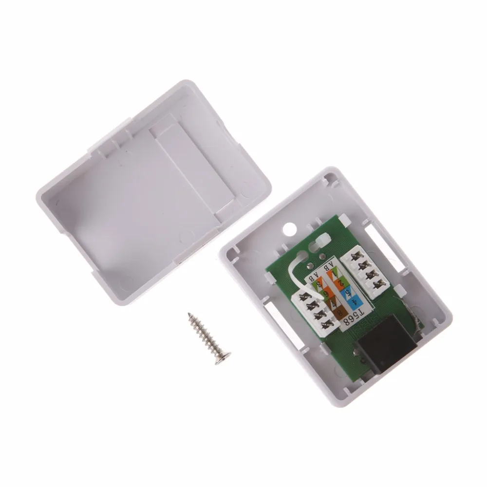 Cat5e RJ45 настенный блок сопряжения Jack адаптер 8P8C HM HB01 модель UTP неэкранированный