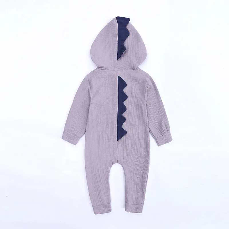 Для Костюмы осенняя одежда для детей, спортивный костюм с капюшоном для Одежда для новорожденных мальчиков для маленьких девочек одежда Детские комбенизоны детские костюмы с динозаврами