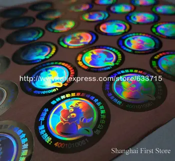 

custom made Tamper Evident Hologram Sticker printing FREE DESIGN !
