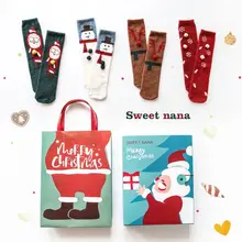 

Unisex Christmas Parentage Socks One Size For Everyone Newborn Baby Santa Claus Socks New Arrival Fashion Kids Thick Velvet Sock