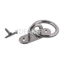 304 Нержавеющая сталь M5 овальная база, полиэтилен высокой плотности накладка на глаза пластина u-образный крюк кольцо сварные с самонарезающие винты