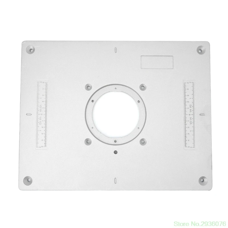 

Aluminum Router Table Insert Plate Trimmer Engraving Machine Woodworking Bench Drop Shipping Support