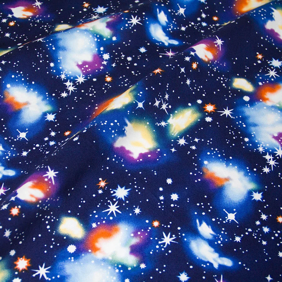

50cm*110cm Oxford Cotton Fabric Patchwork Quilting Home Deco Fabric Textile For Sewing Cosmos B