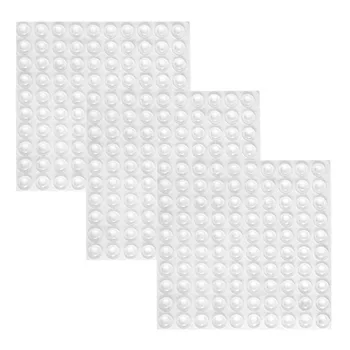 

300pcs Clear Rubber Feet Adhesive Door Bumpers Pads Sound Dampening Shock absorber pad 8.5 by 2.5 mm for DIY Multicopter Drones