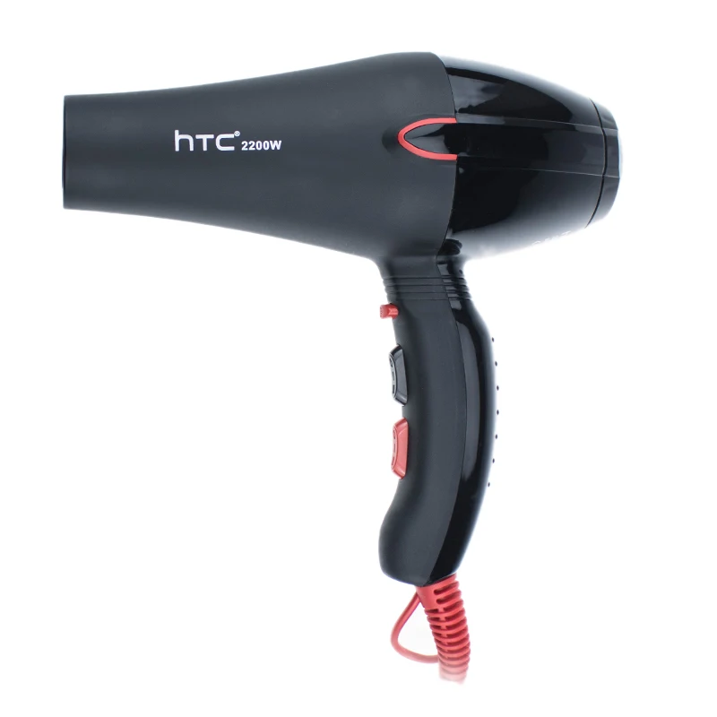 Htc Professional Hair Dryer Negative Ion Hair Dryer 2200W Hair Dryer Super Hot And Cold Wind Hair Dryer Hair Salon Salon Home - Цвет: Black