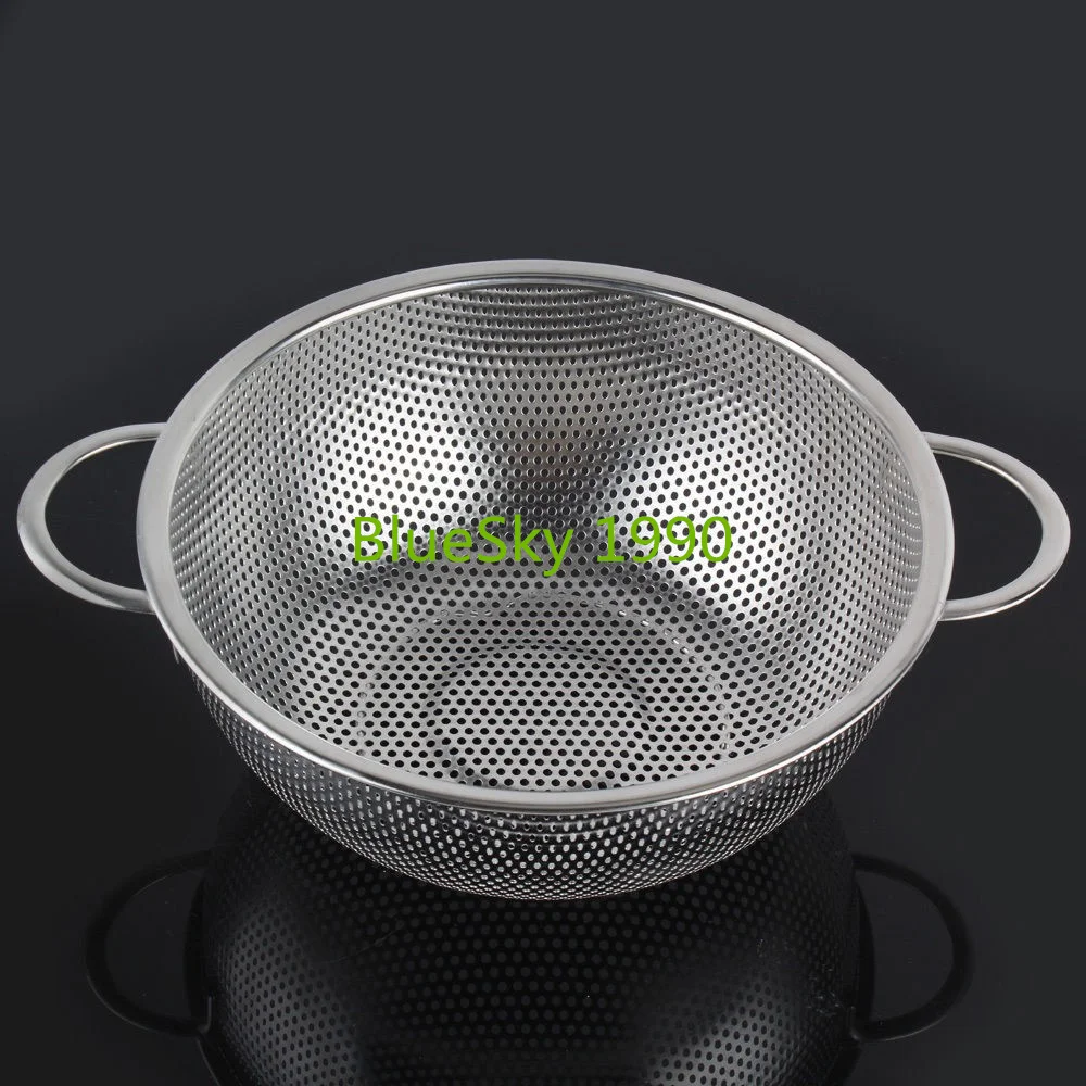 Stainless Steel Mesh Kitchen Vegetable Fruit Strainer Colander Sifter