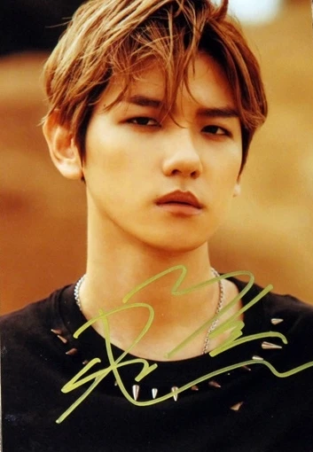 Подписанный EXO baekhyun Baek Hyun с автографом фото tdon беспорядок мой темп 7 версии 4*6 112018