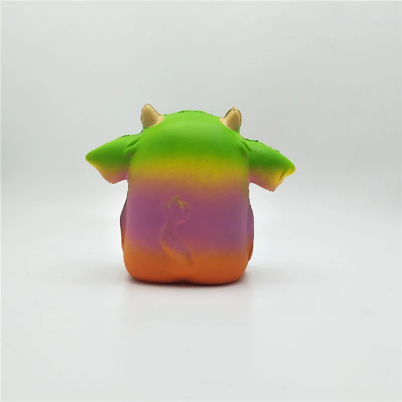 Creative Cartoon Colorful Little Devil Squishy Toy Slow Rising Rebound Halloween Toy Squishy Simulation Big Ear Monster Toys