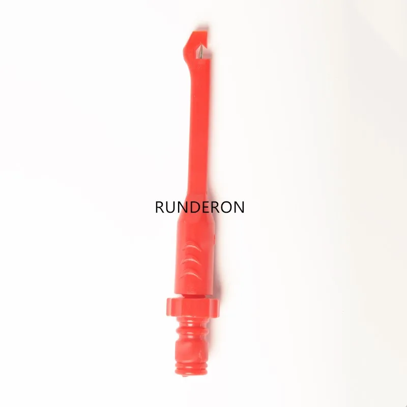 RUNDERON 4mm Standard Banana Seat Connector Hook Automotive Circuit Wire Break Signal Puncture Probe Tester Car Repair Tools