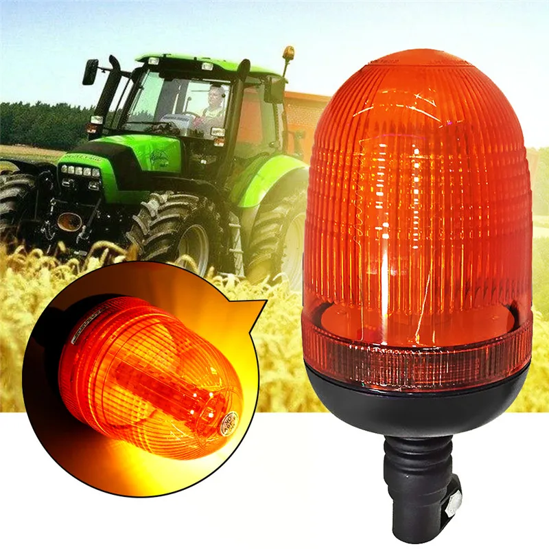 

New Style Hot High Quality Durable 80LED Tractor Car Emergency Warning Flash Strobe Rotating Beacon Fog Light Motor Amber#292419