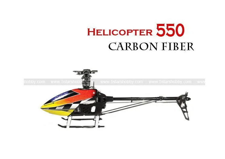 Радиоуправляемая модель 3D ARF CARBON VWINRC 550E 6ch rc вертолет 6CH flybar комплект аналогичен trex