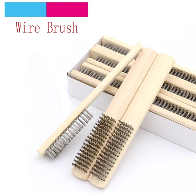 1pcs Stainless Steel Paint Remove Rust Brushes Cleaning Polishing