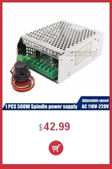 Продвижение Магазина бесплатно 1 шт. ER11 патрон 0.3kw шпиндель DC 12-48 CNC 300 Вт шпиндель мотор кронштейн 24 в 36 В для гравировки PCB