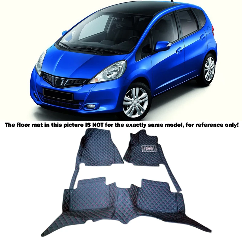 Внутренние аксессуары коврики и ковры колодки комплект для Honda FIT JAZZ 2009 2010 2011 2012 2013