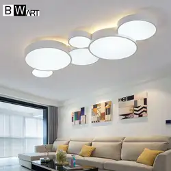 BWART современный светодиодный потолочный Люстра для гостиная вход обеденная Smart светильник для дома Освещение светильники потолок в
