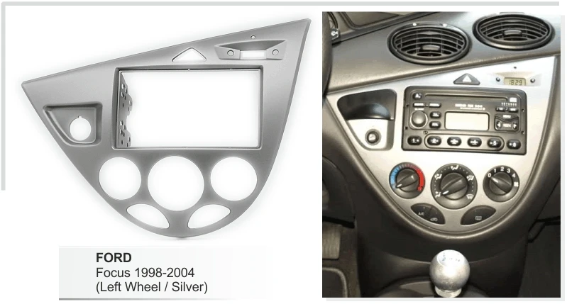 Double Din Car Radio Install Surround Panel For Ford For