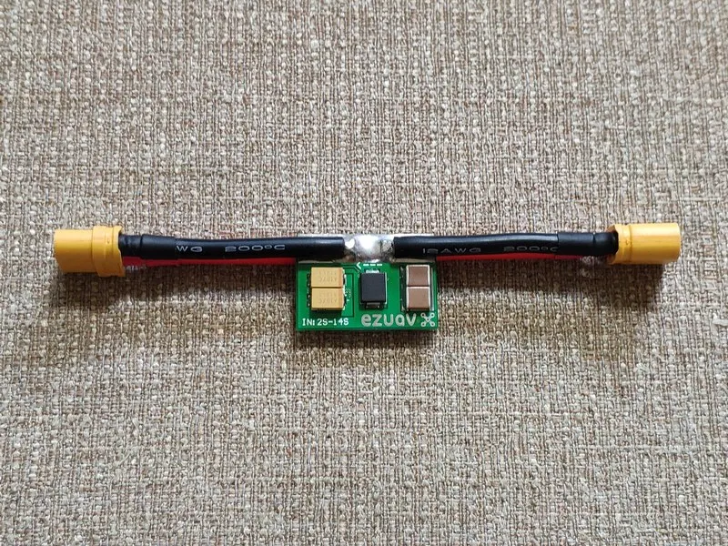 2-14S 7-60V Current Sensor Module W/ 12AWG XT60 Plugs 200A Galvanometer HVPM Current Meter Fr Agriculture Drone Multicopter Part