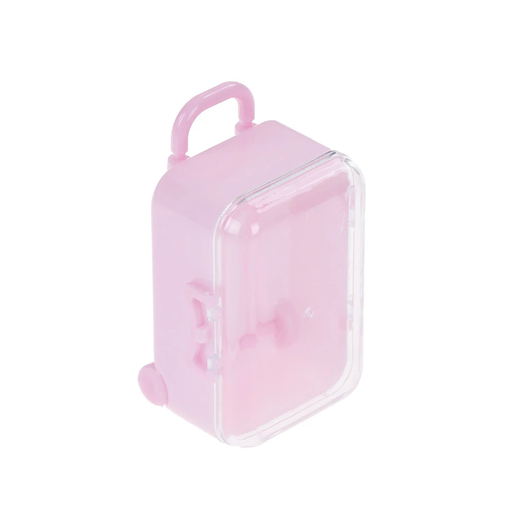 Rolling дорожный мини-чемодан форма pilll Box вечерние Чехлы для приема Упаковка Таблеток медицинская коробка контейнер для таблеток Pastillero