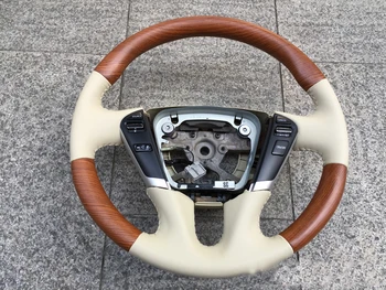 

3D Peach Wood Leather Steering Wheel for Nissan Teana Maxima Cefiro Sentra Altima Quest