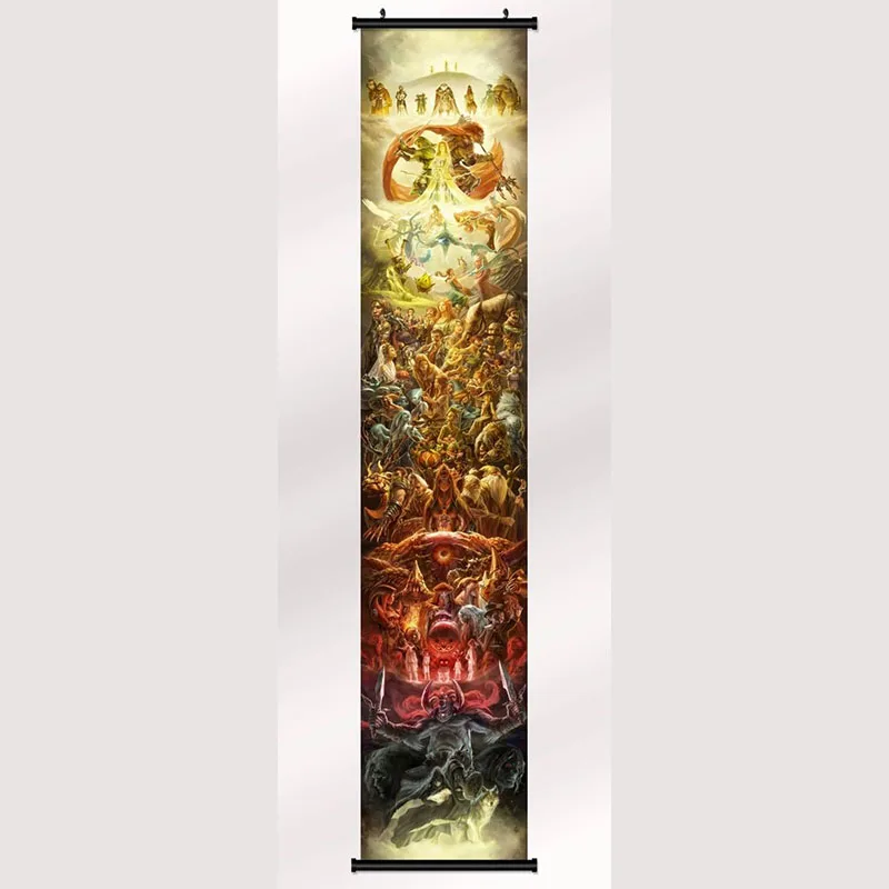 

New The Legend of Zelda 25th Anniversary Waterproof Fabric Poster Wall