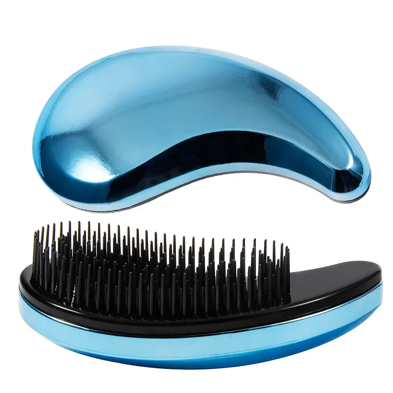1pcs Anti-static Hair Brush Comb Styling Tools Shower Electroplate Detangling Massage Combs for Salon Styling Women Girls Hair 1pcs Anti-static Hair Brush Comb Styling Tools Shower Electroplate Detangling Massage Combs for Salon Styling Women Girls Hair