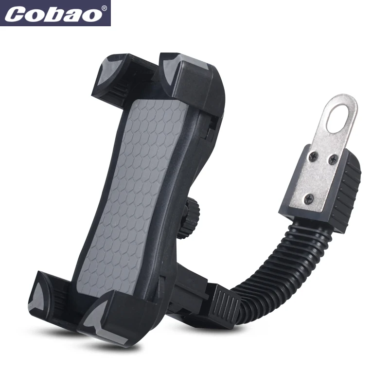 

Universal Motorcycle Phone Holder Motorbike Phone Holder Stand for iPhone 7 6 Plus, Mount Clamp Rear View Mirror Holder