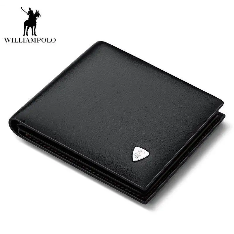 

2018 Fashion Cow Leather Slim Wallet Small Wallet Designer Money Purse High Quality Leather Wallet Brown pl147
