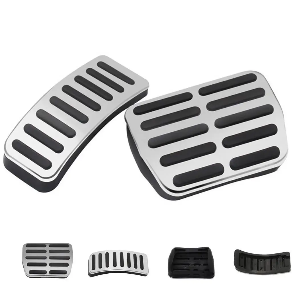 1Set Automatic Car Stainless Car Pedal Cover Non slip design, no drill