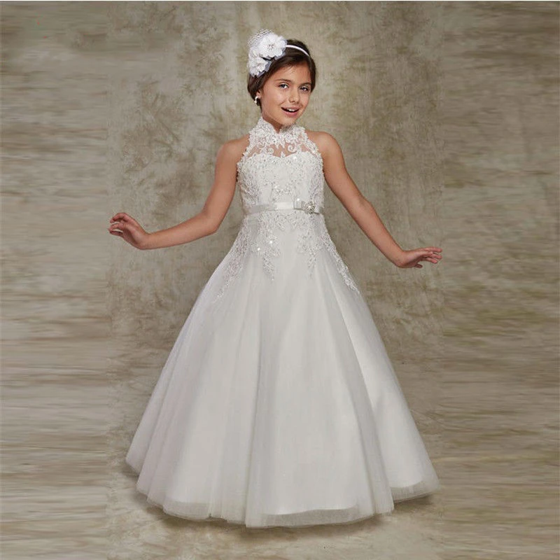 first communion dresses puffy white