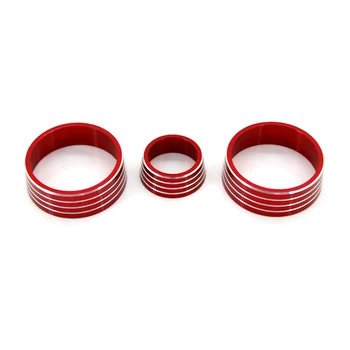 

Car Styling Interior Air Conditioning knobs Button Cover For Honda Fit Jazz 2014 2015