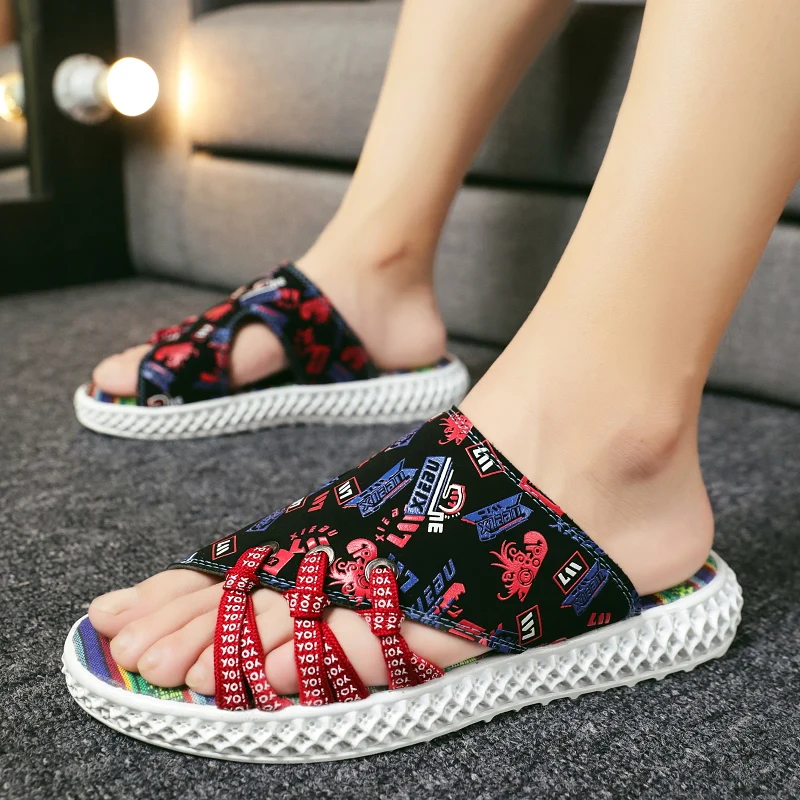

Men Slippers Casual Shoes Outdoor Sandals Non-slip Slides Summer Fashion colorful extraordinary Soft Sole Flip Flops Man shoes