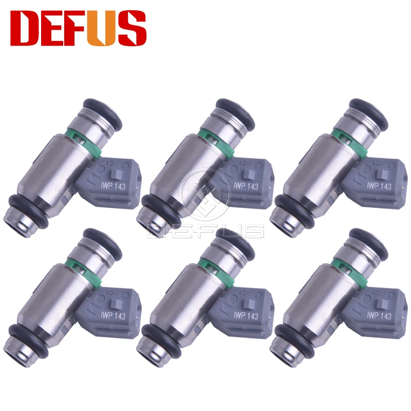 DEFUS 6pcs IWP-143 Fuel injector Bico Nozzle For Renault Clio2 Laguna Megane Scenic 1.4 1.6L 81KW 110CV 04 NEW 100%Tested IWP143 |