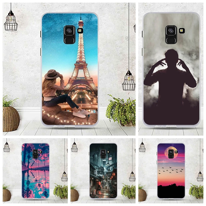 

Coque For Samsung Galaxy A8 (2018) A530F Case Silicone TPU 3d Funda Soft Cover For Samsung Galaxy A8 2018 A530F Phone Case Capa