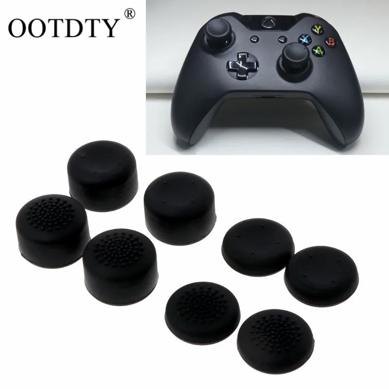

8Pcs Rubber Silicone Cap Thumbstick Thumb Stick Enhance Cover Case Skin Joystick Grip For Xbox One
