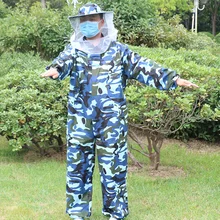 1 шт. пчелиная защитная одежда полный комплект дышащей утолщенной сиамской пчелы