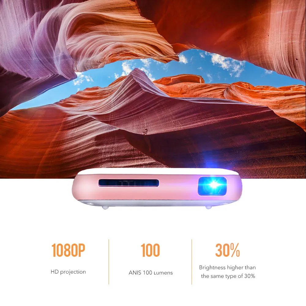 Портативный Мини Проектор Byintek P20 Купить