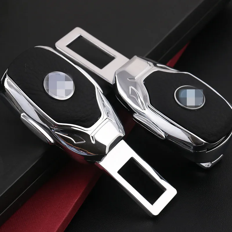 LOSFO Vehicle Seat Belt Extender Car Logo Safety Buckle Clip for Benz Kia VW Porsche Toyota